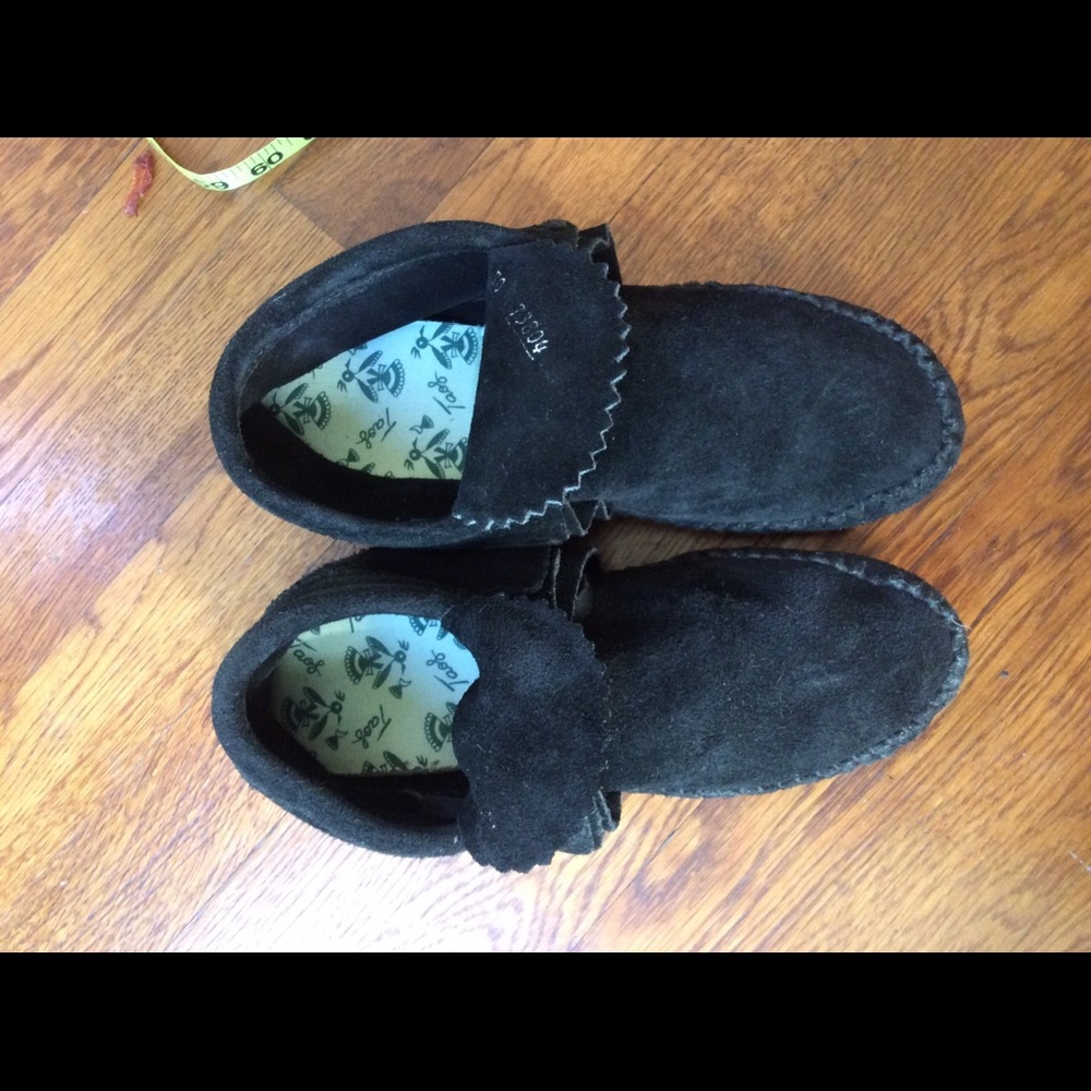 Taos suede moccasins